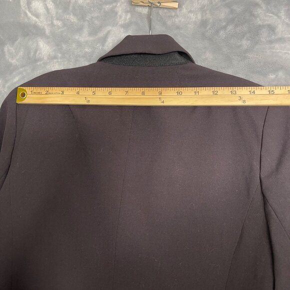 J. Crew Factory Classic Work Blazer Black Womens 6 Careerwear 2 Button Front - Picture 10 of 12